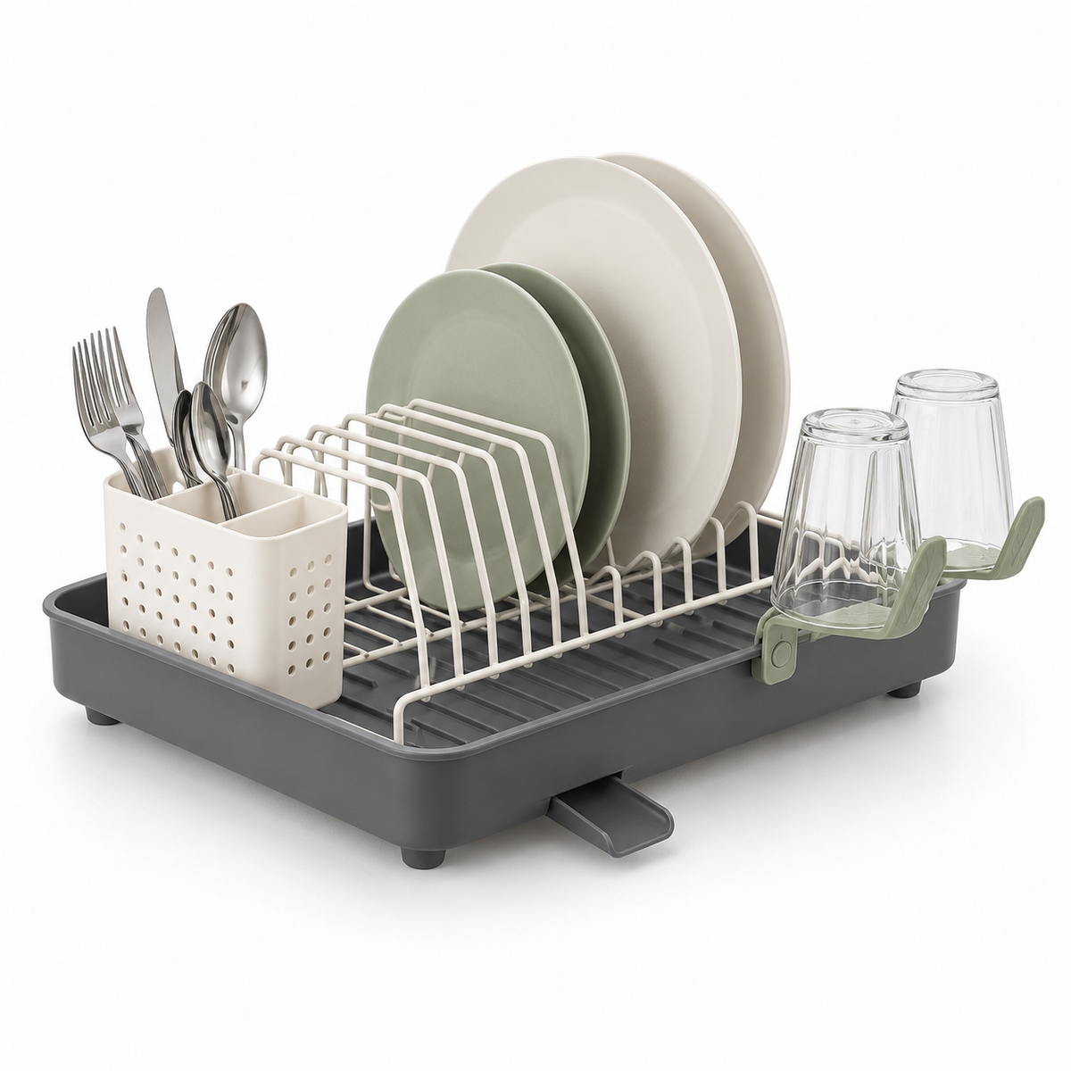Dryline Compact Dish Rack — full view